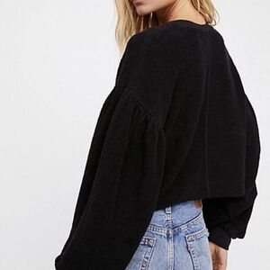 Free People Textured Knit Sweater